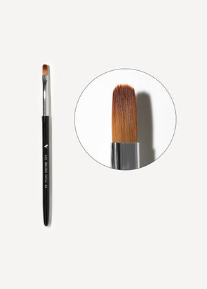 Pincel de gel ovalado n.° 4