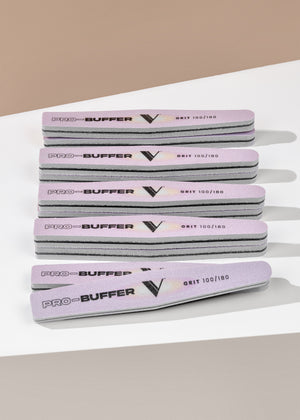 Nail Buffer - 100/180 Diamond Sponge Design - 10Pack