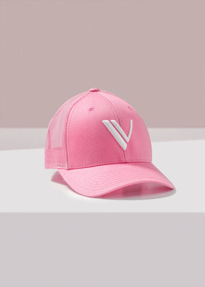 V Trucker Hat - Pink